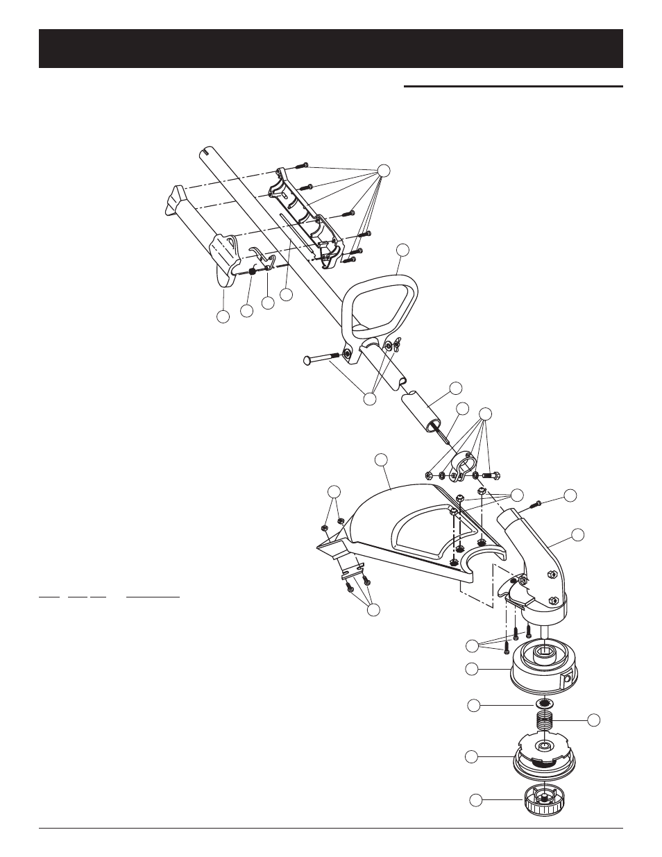 Ym1500 parts list | Yard-Man YM400 User Manual | Page 63 / 64
