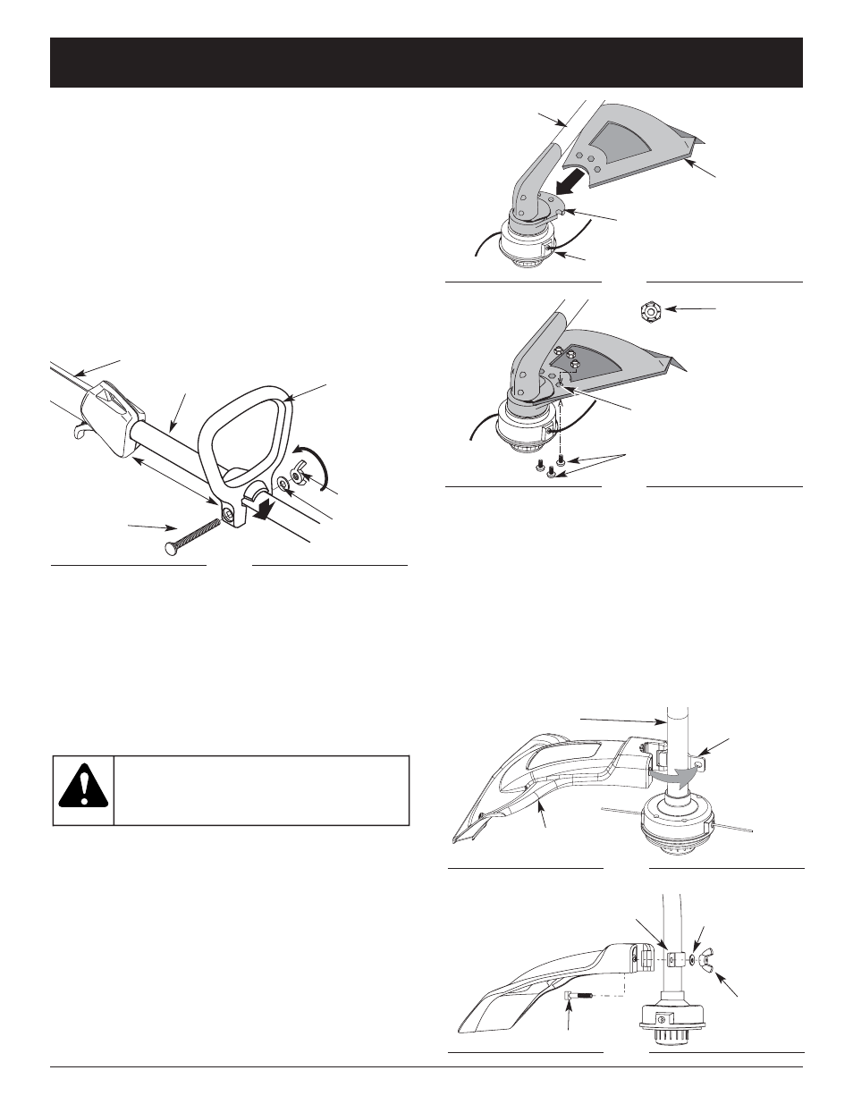 Warning, Assembly instructions | Yard-Man YM400 User Manual | Page 7 / 64