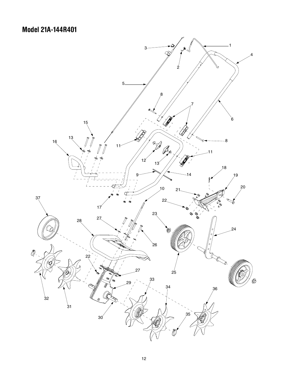 Yard-Man 21A-144R401 User Manual | Page 12 / 16