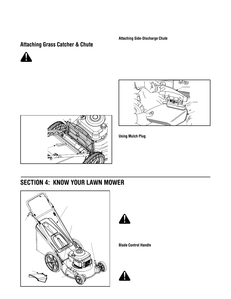 Attaching grass catcher & chute | Yard-Man 549 User Manual | Page 9 / 16