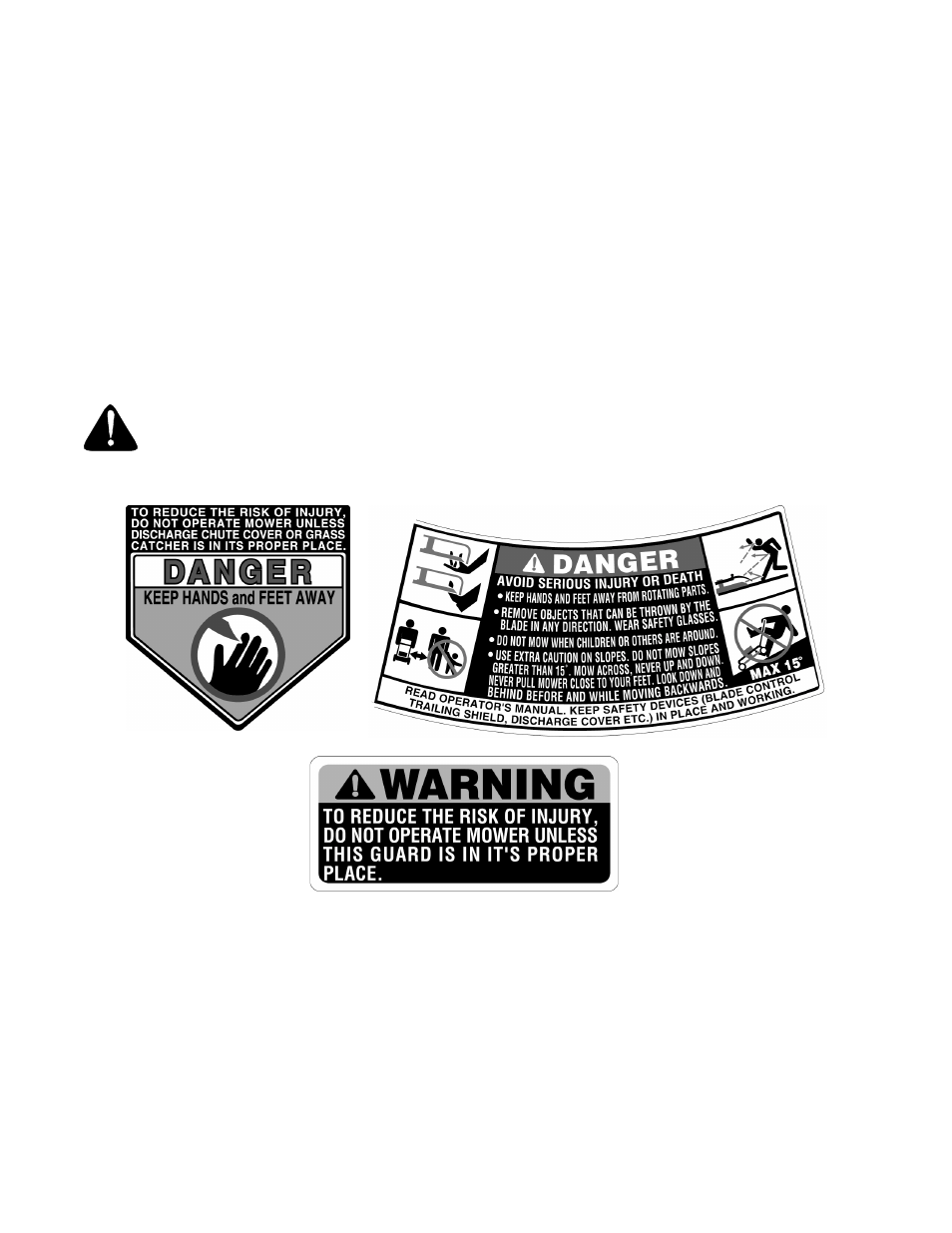 Warning - your responsibility | Yard-Man 11A-589C401 User Manual | Page 5 / 20