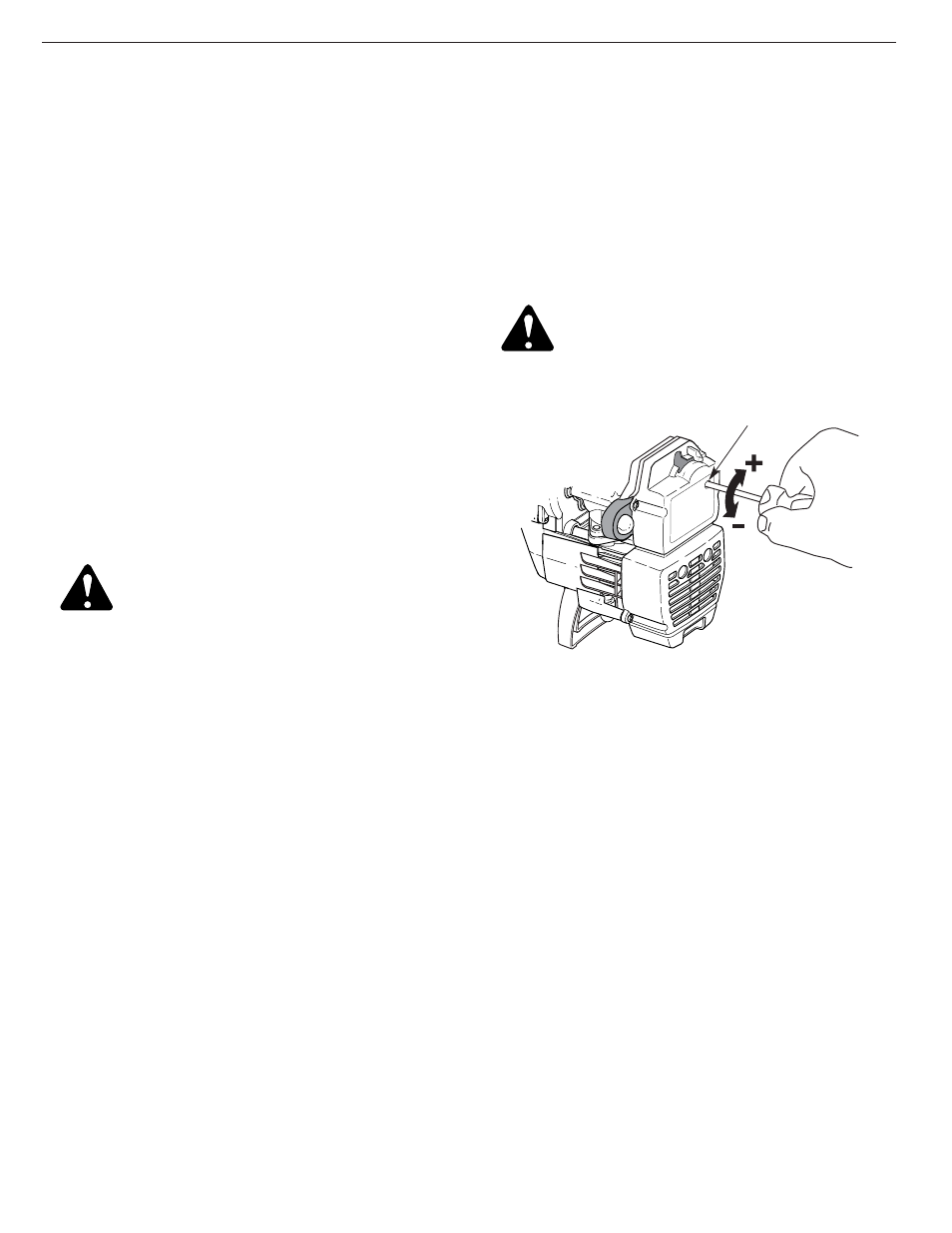 Réglage du carburateur | Yard-Man Y28 User Manual | Page 35 / 64