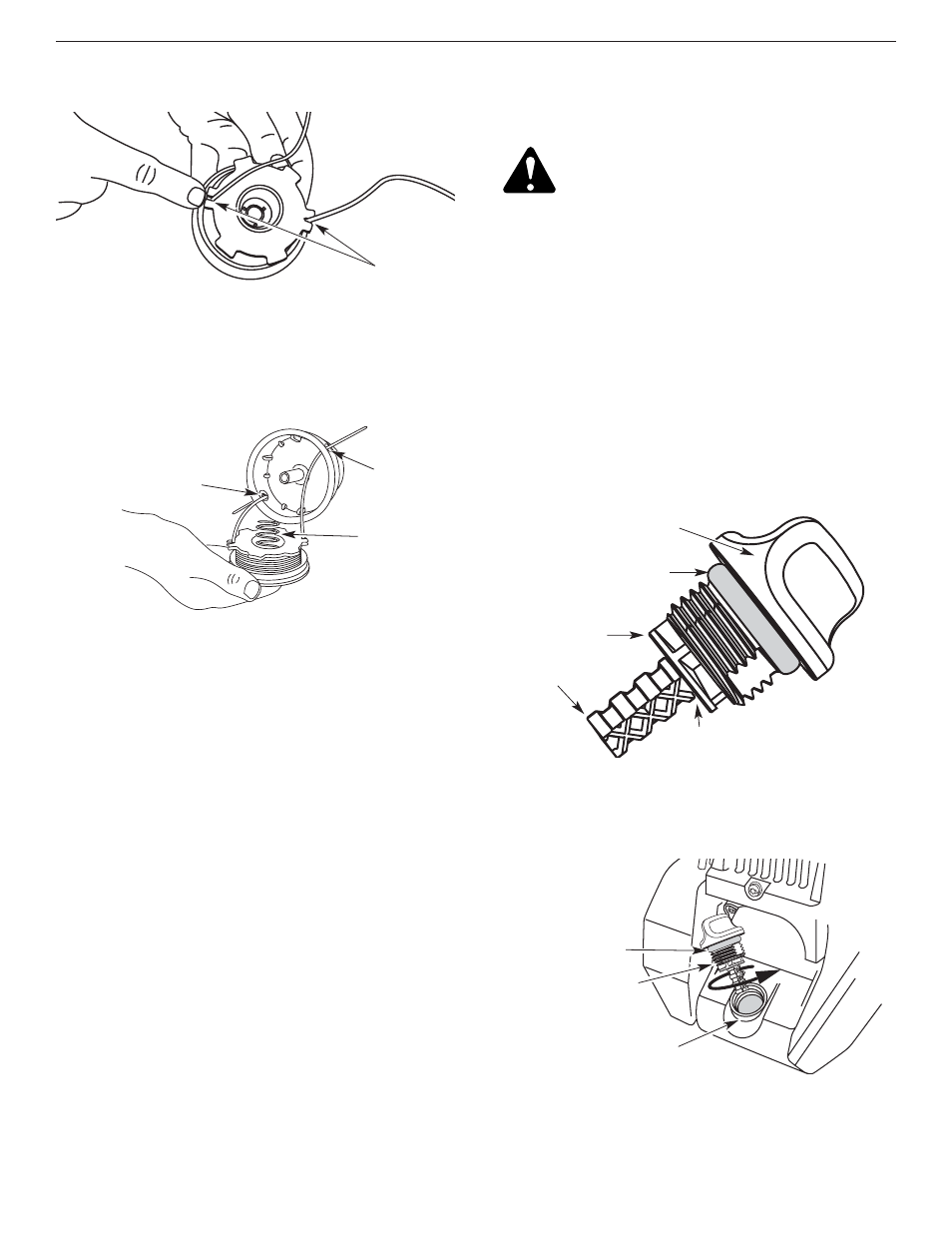 Installing a pre wound reel, Replacement parts, Checking the oil level | Yard-Man YM26CO User Manual | Page 14 / 76