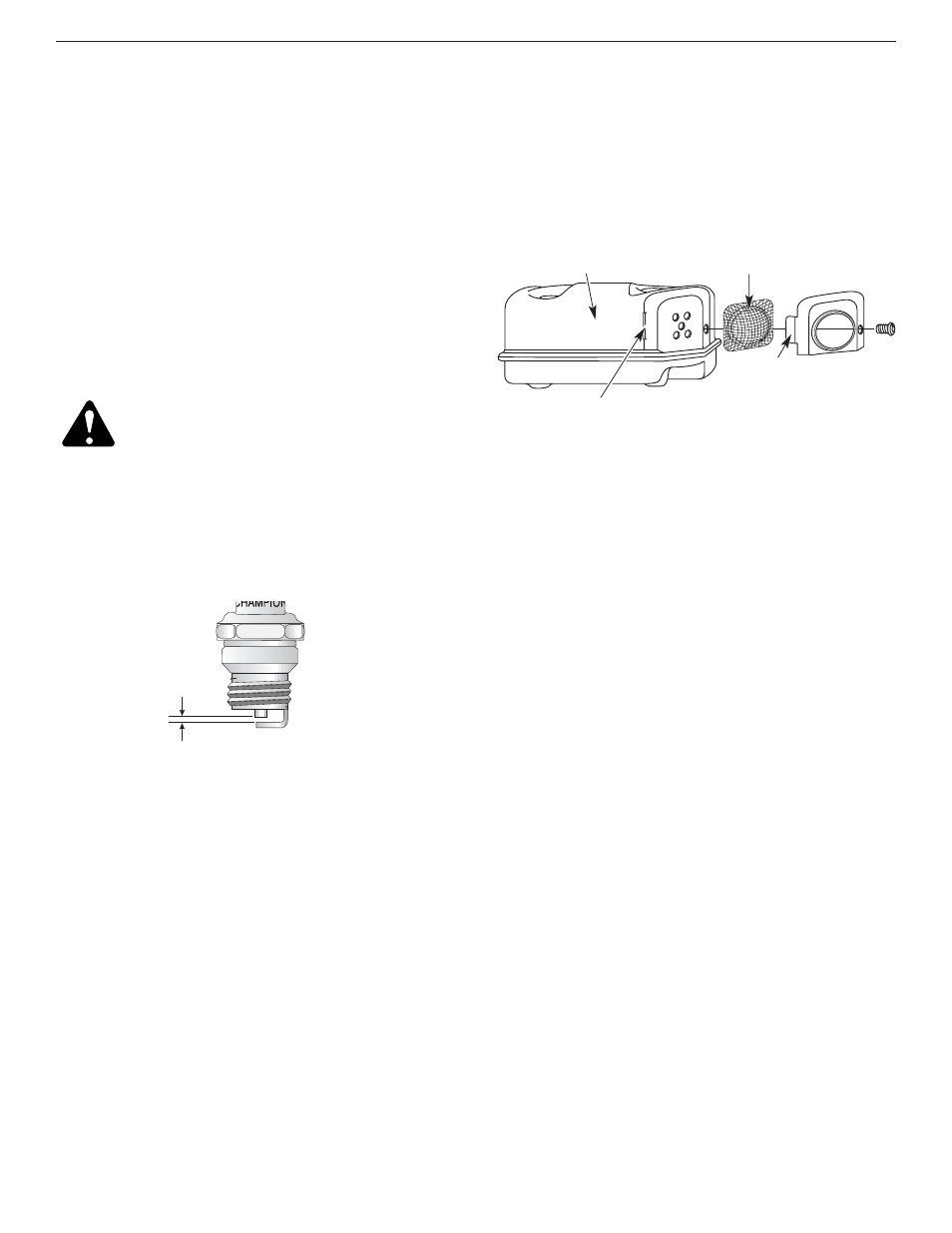 Replacing the spark plug, Spark arrestor maintenance | Yard-Man YM26CO User Manual | Page 19 / 76
