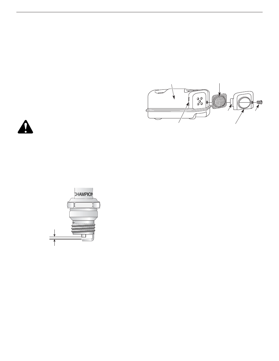 Remplacement de la bougie, Entretien du pare-étincelles | Yard-Man YM26CO User Manual | Page 43 / 76