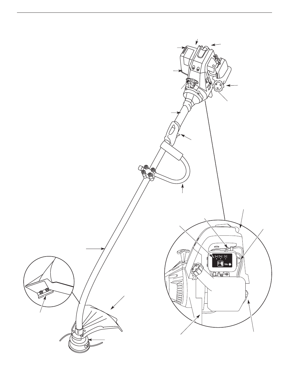 Sección 2: conozca su recortador | Yard-Man YM26CO User Manual | Page 54 / 76