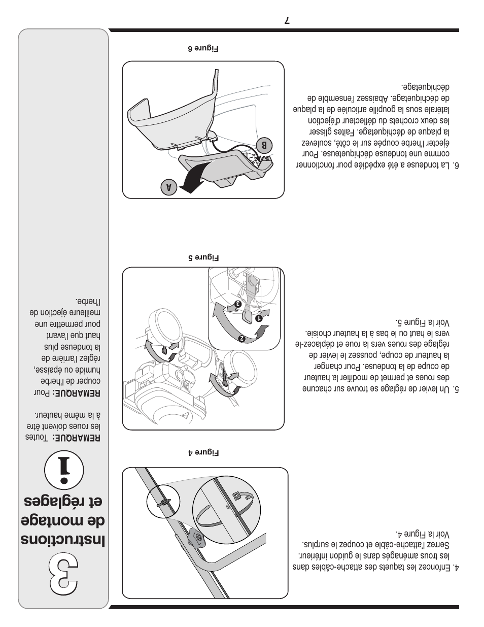 Ins tru ctio ns de mon tag e et r égl age s | Yard-Man 100 User Manual | Page 22 / 28