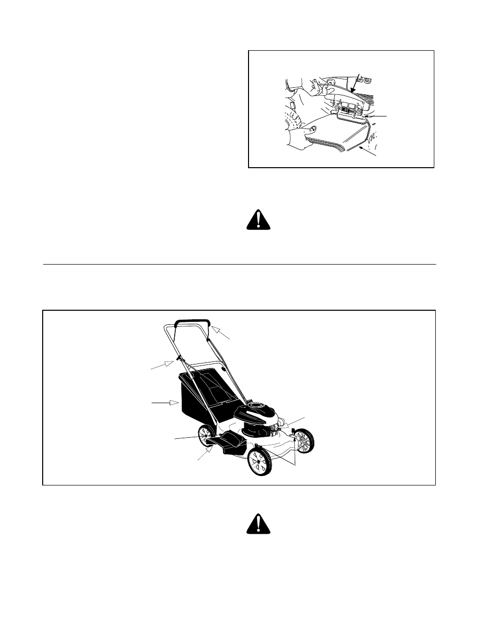 Removing grass catcher, Converting to side-discharge | Yard-Man 435 User Manual | Page 9 / 18