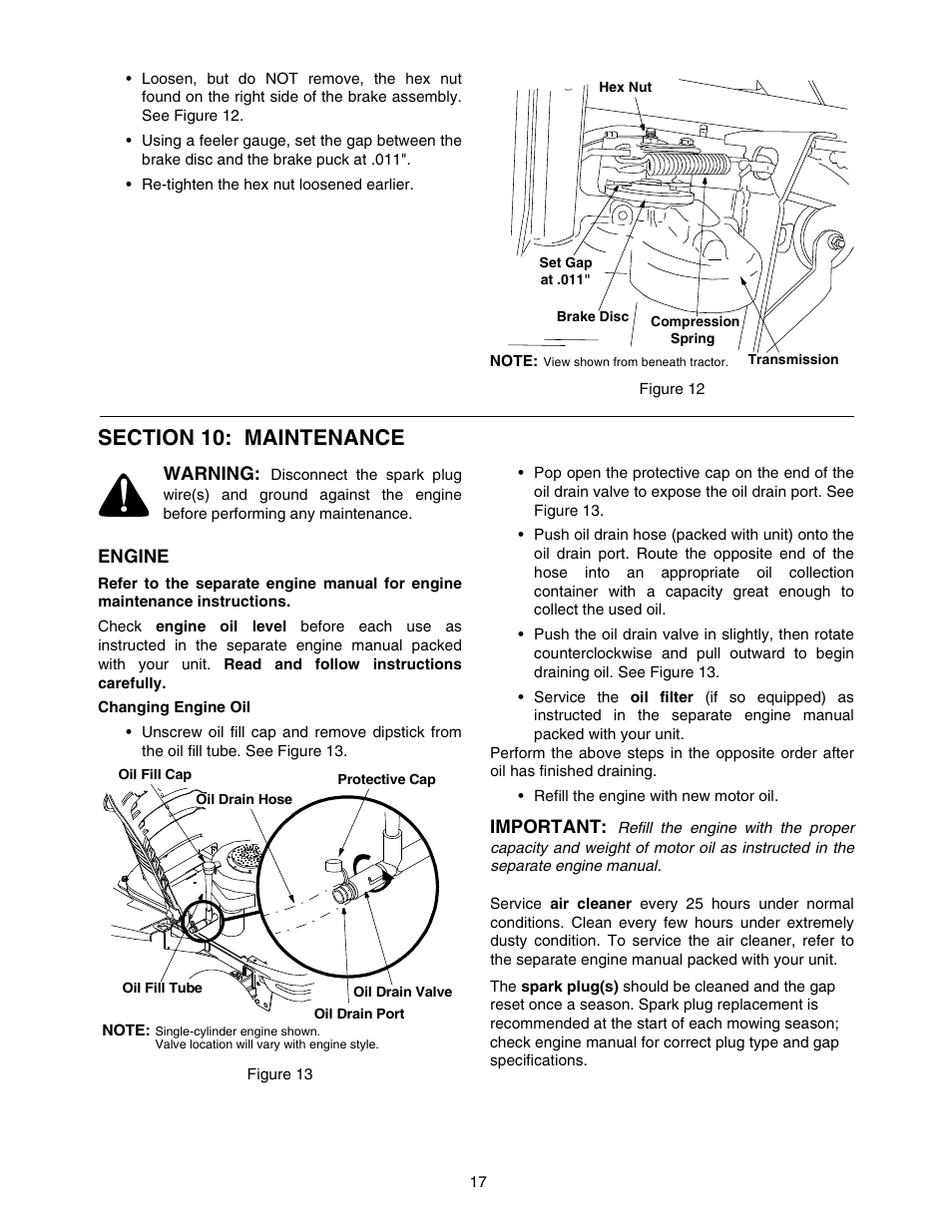 Yard-Man 604 User Manual | Page 17 / 44