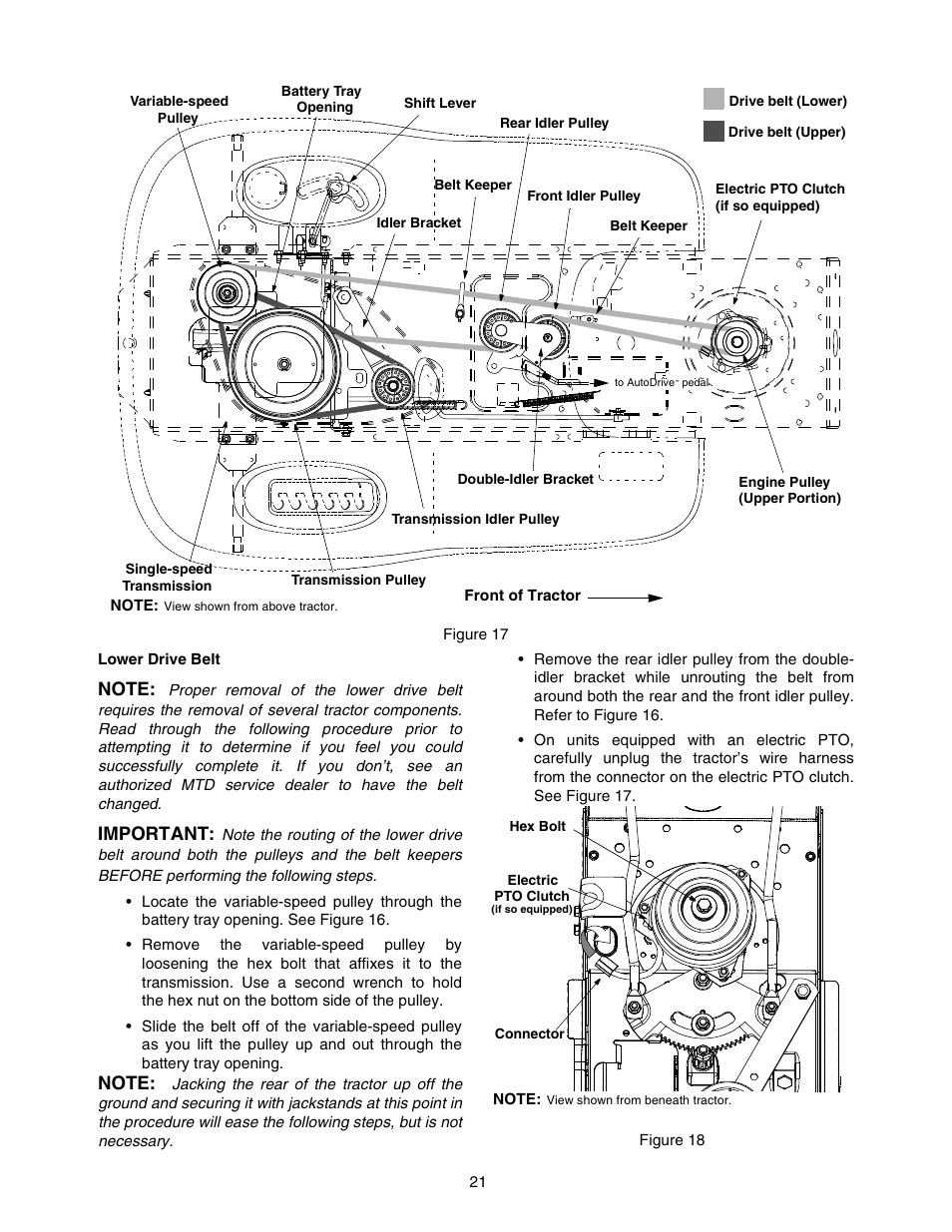 Important | Yard-Man 604 User Manual | Page 21 / 44