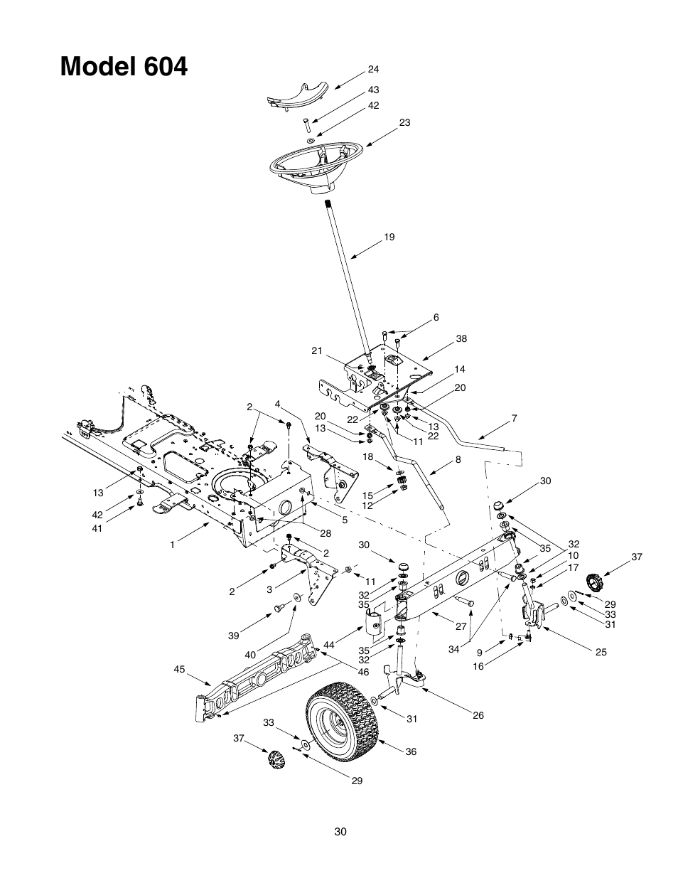 Model 604 | Yard-Man 604 User Manual | Page 30 / 44