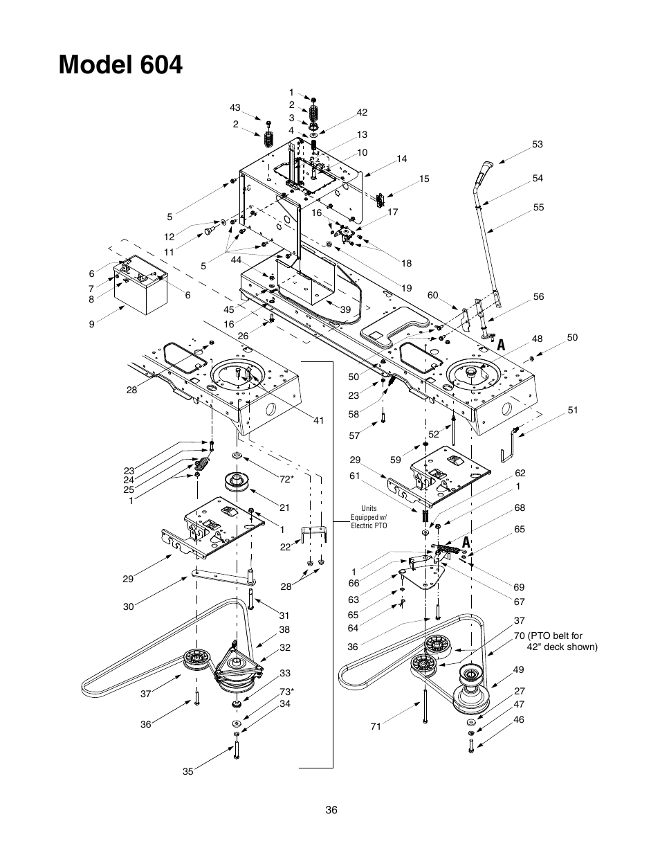 Model 604 | Yard-Man 604 User Manual | Page 36 / 44