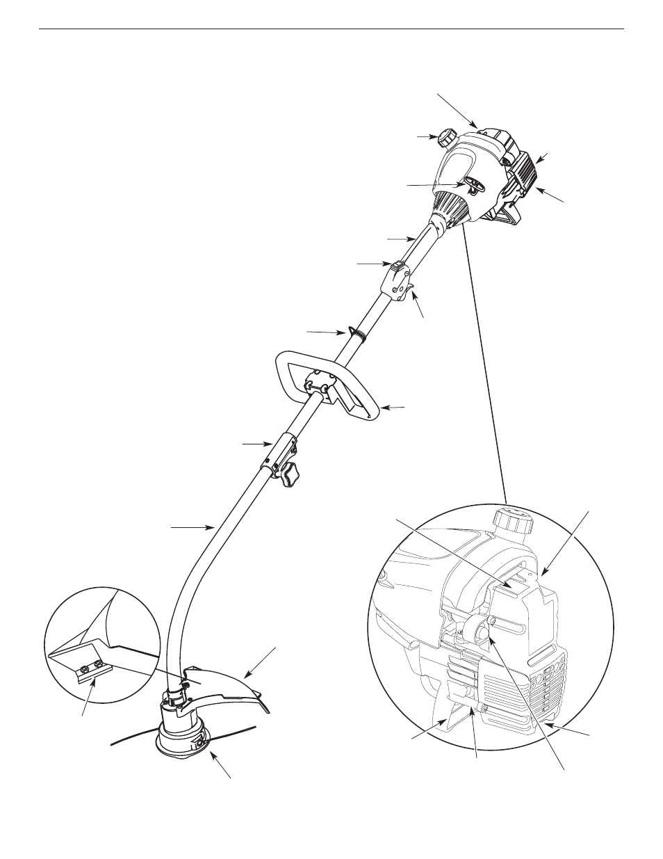 Sección 2: conozca su recortador | Yard-Man YM25 User Manual | Page 50 / 68