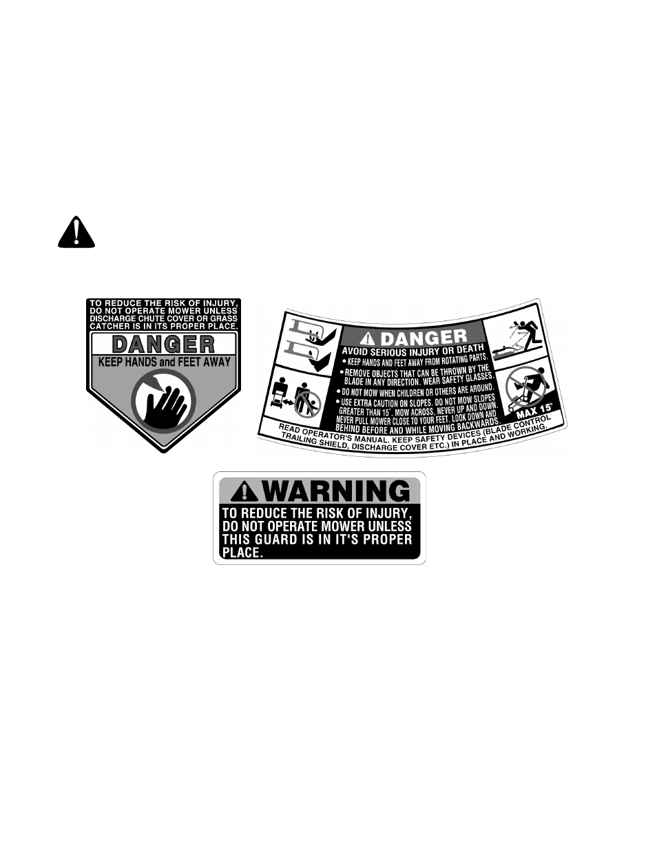 Warning - your responsibility | Yard-Man 11A-589 Series User Manual | Page 5 / 20