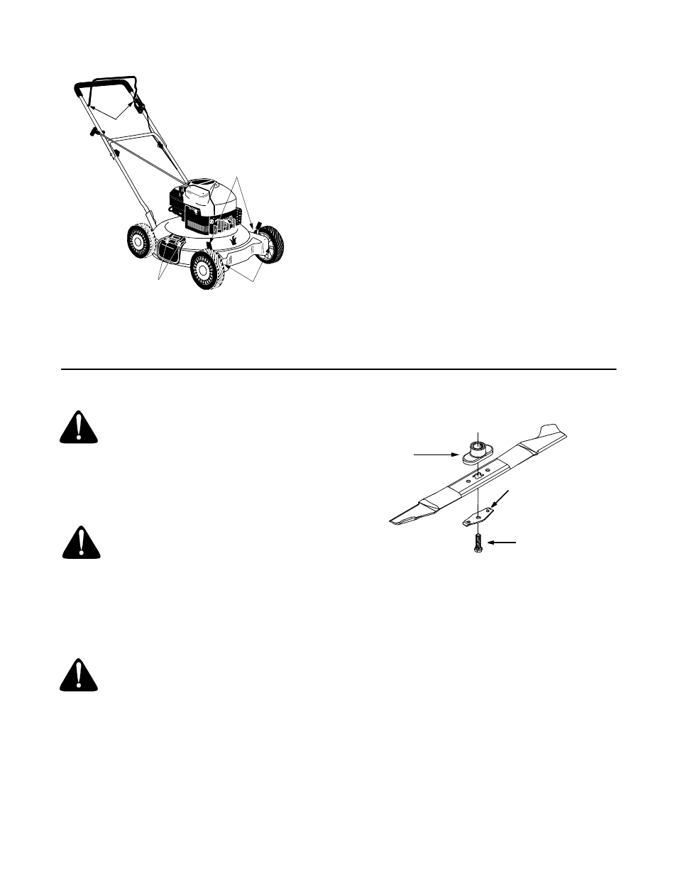 Cutting blade | Yard-Man 11A-108Q401 User Manual | Page 11 / 16