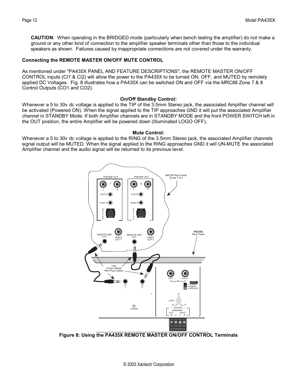 Xantech PA435X User Manual | Page 12 / 20