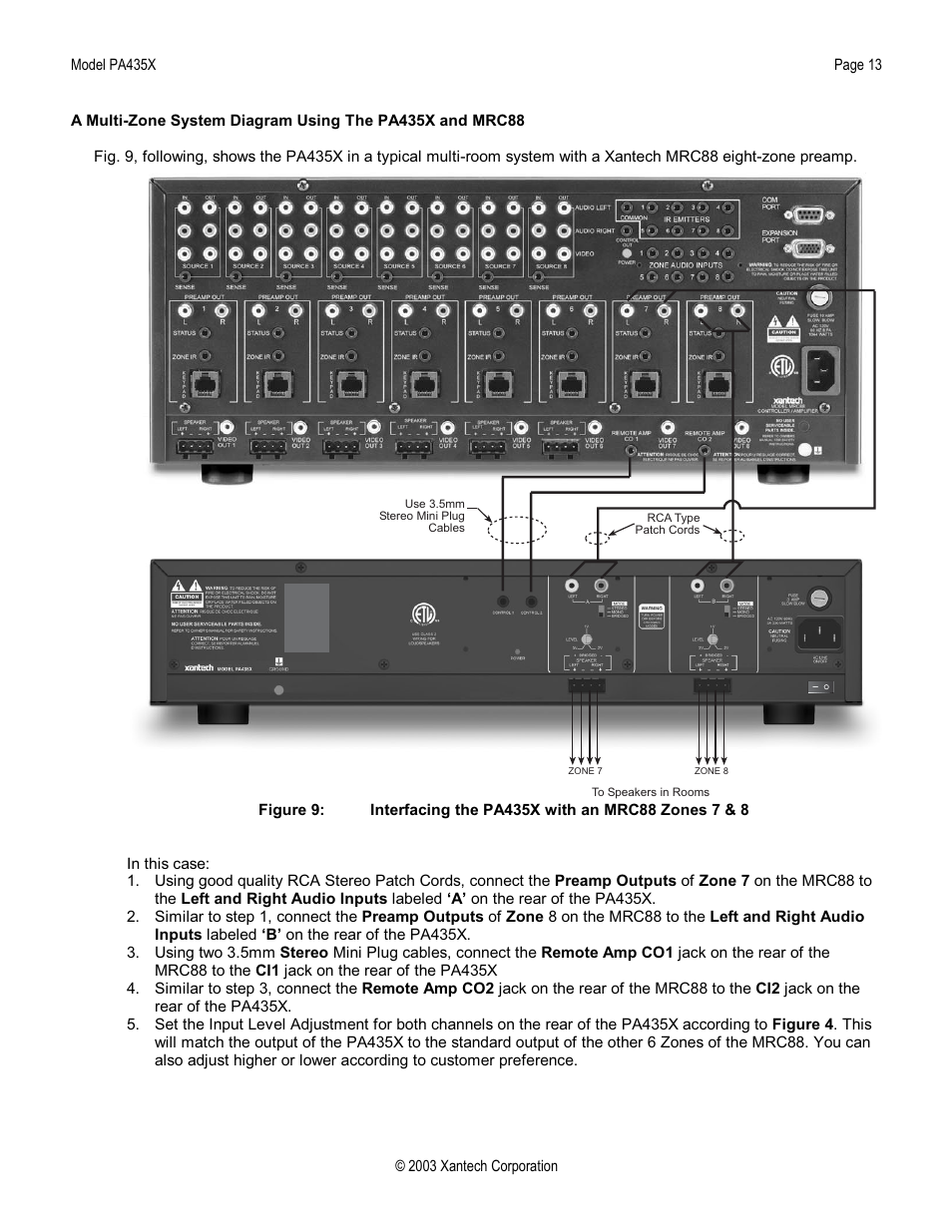 Xantech PA435X User Manual | Page 13 / 20