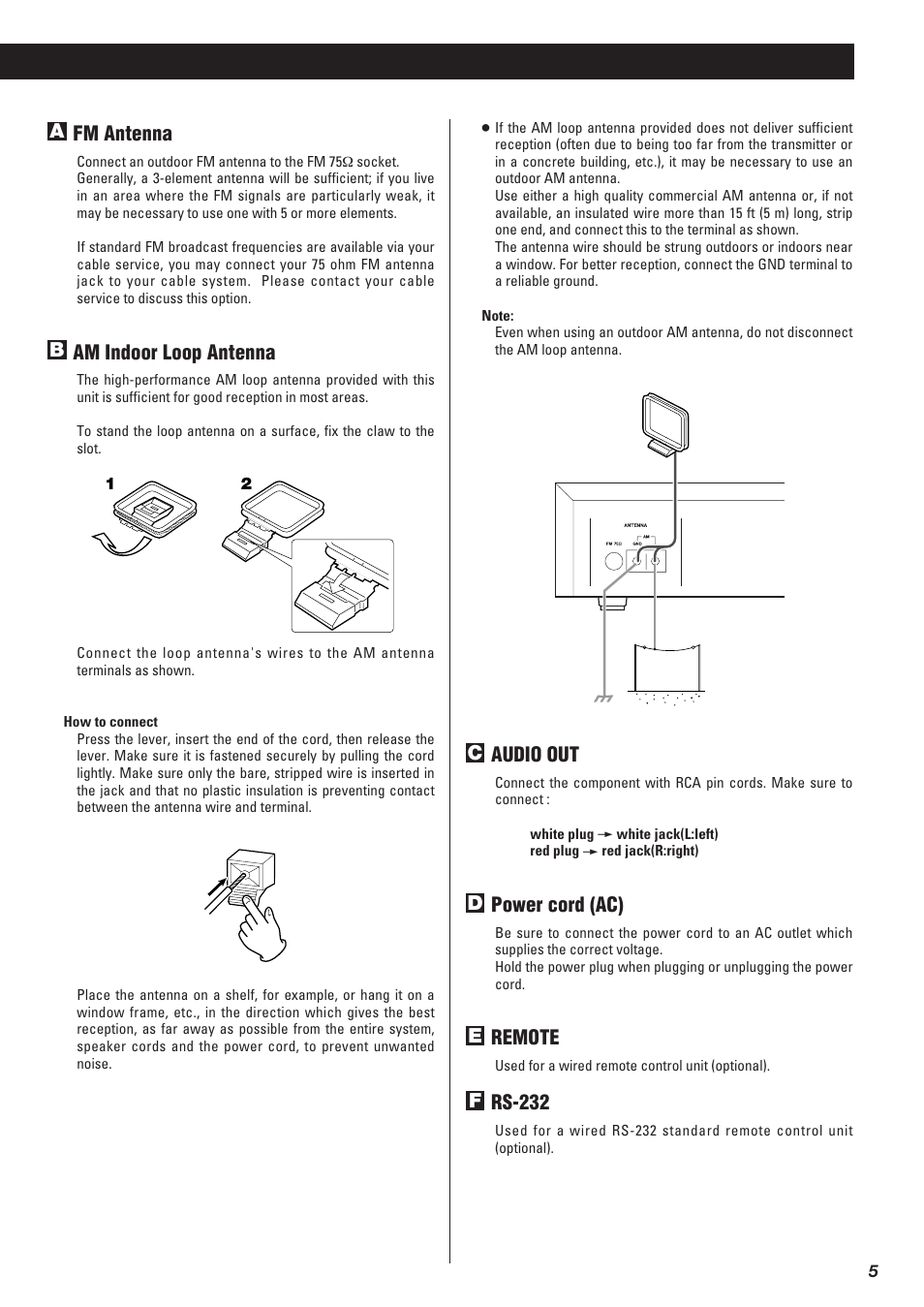 Xantech AM/FM Radio Tuner User Manual | Page 5 / 13