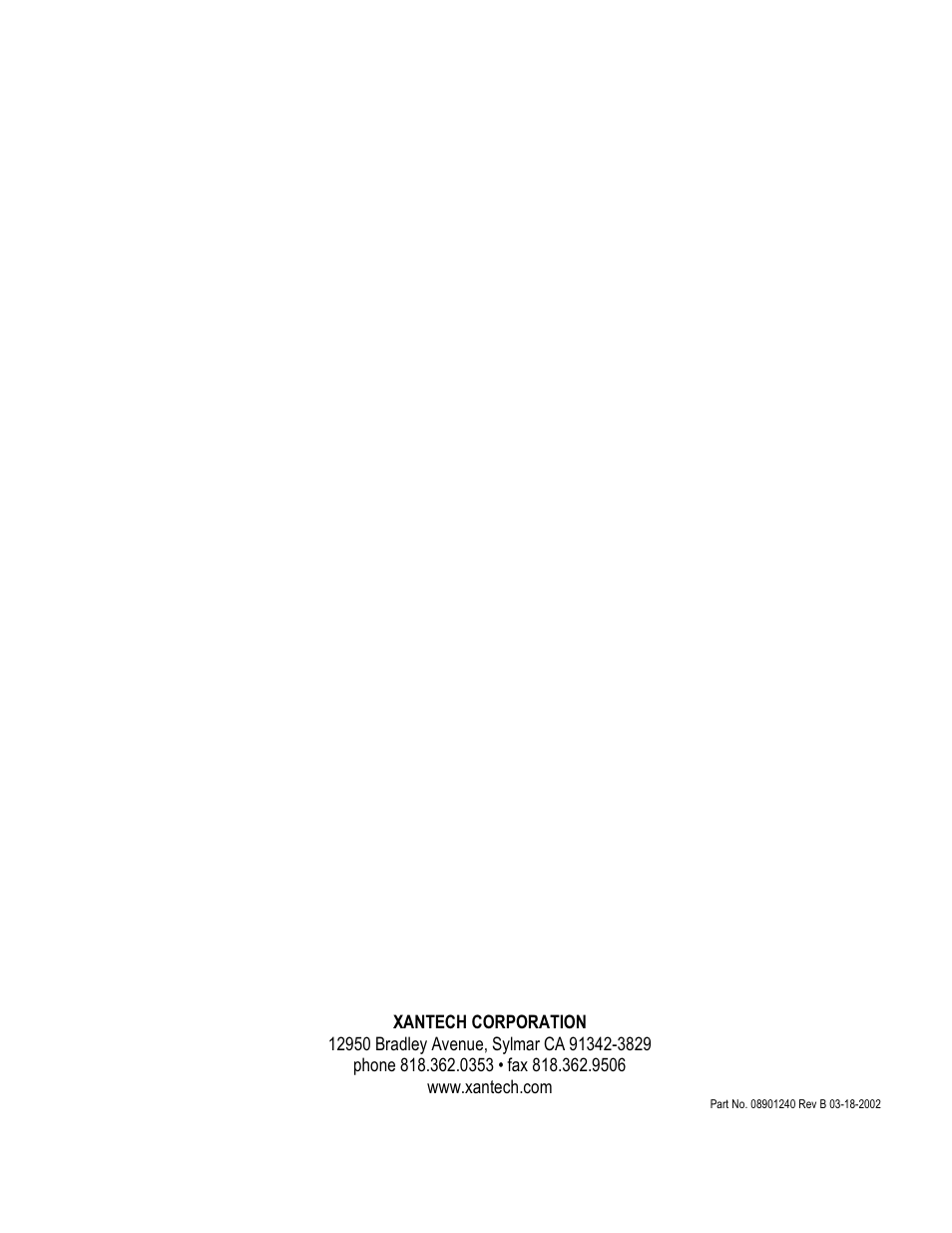 Xantech PA1235X User Manual | Page 16 / 16