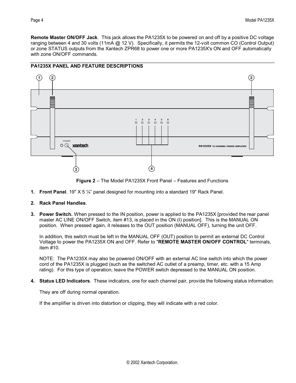 Xantech PA1235X User Manual | Page 4 / 16
