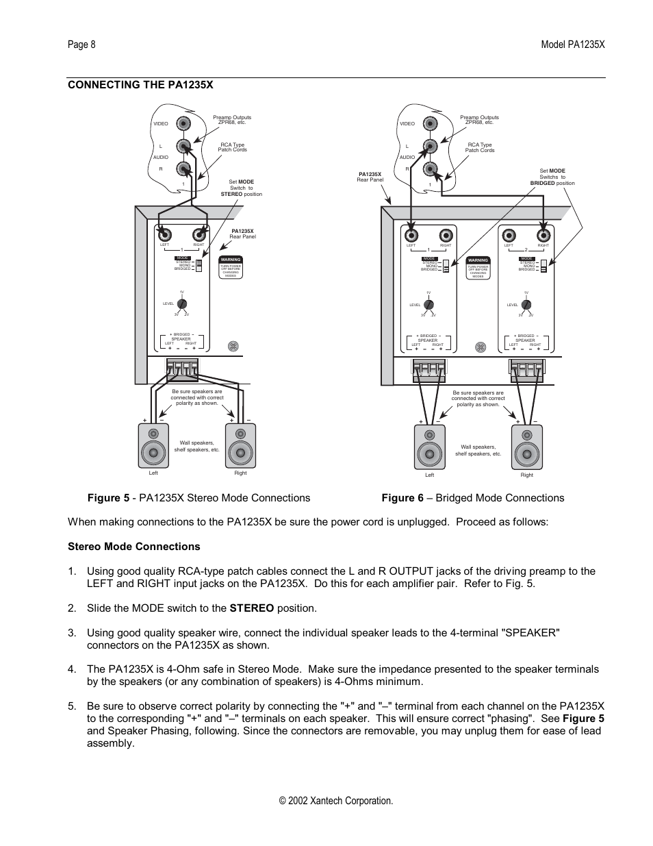 Xantech PA1235X User Manual | Page 8 / 16