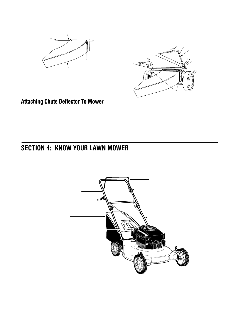 Attaching chute deflector to mower | Yard Machines 429 User Manual | Page 10 / 20