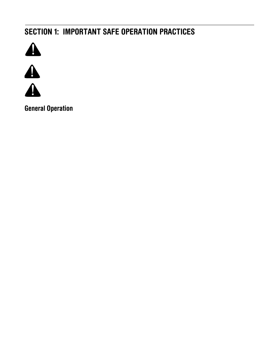 General operation | Yard Machines 429 User Manual | Page 3 / 20
