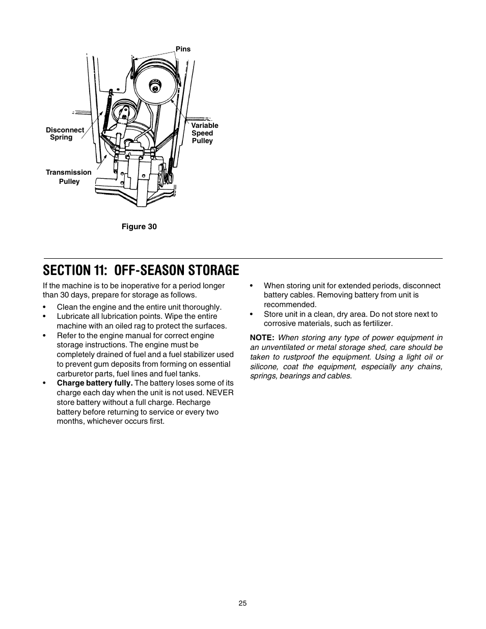 Yard Machines 840 Thru 849 User Manual | Page 25 / 28