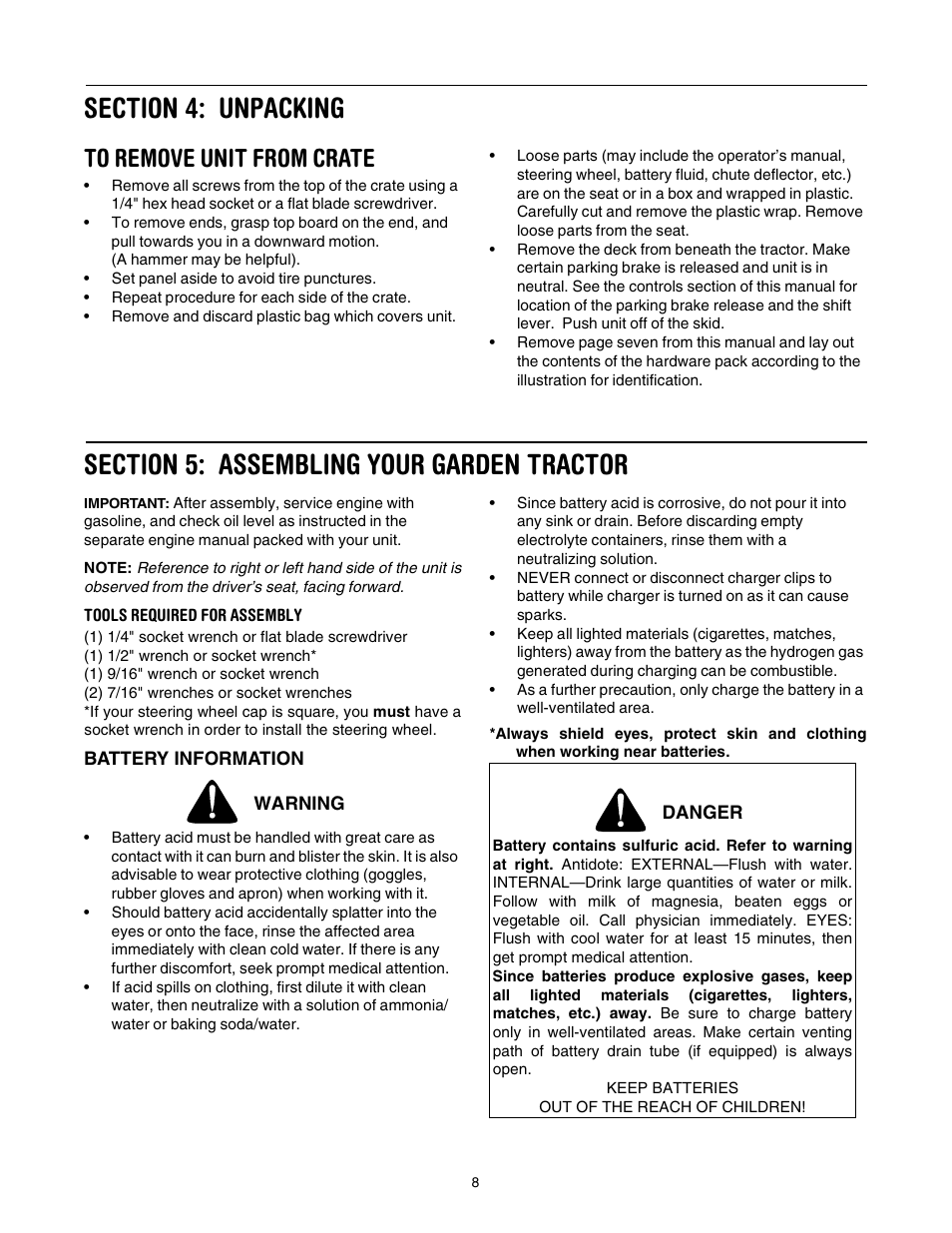 Yard Machines 840 Thru 849 User Manual | Page 8 / 28