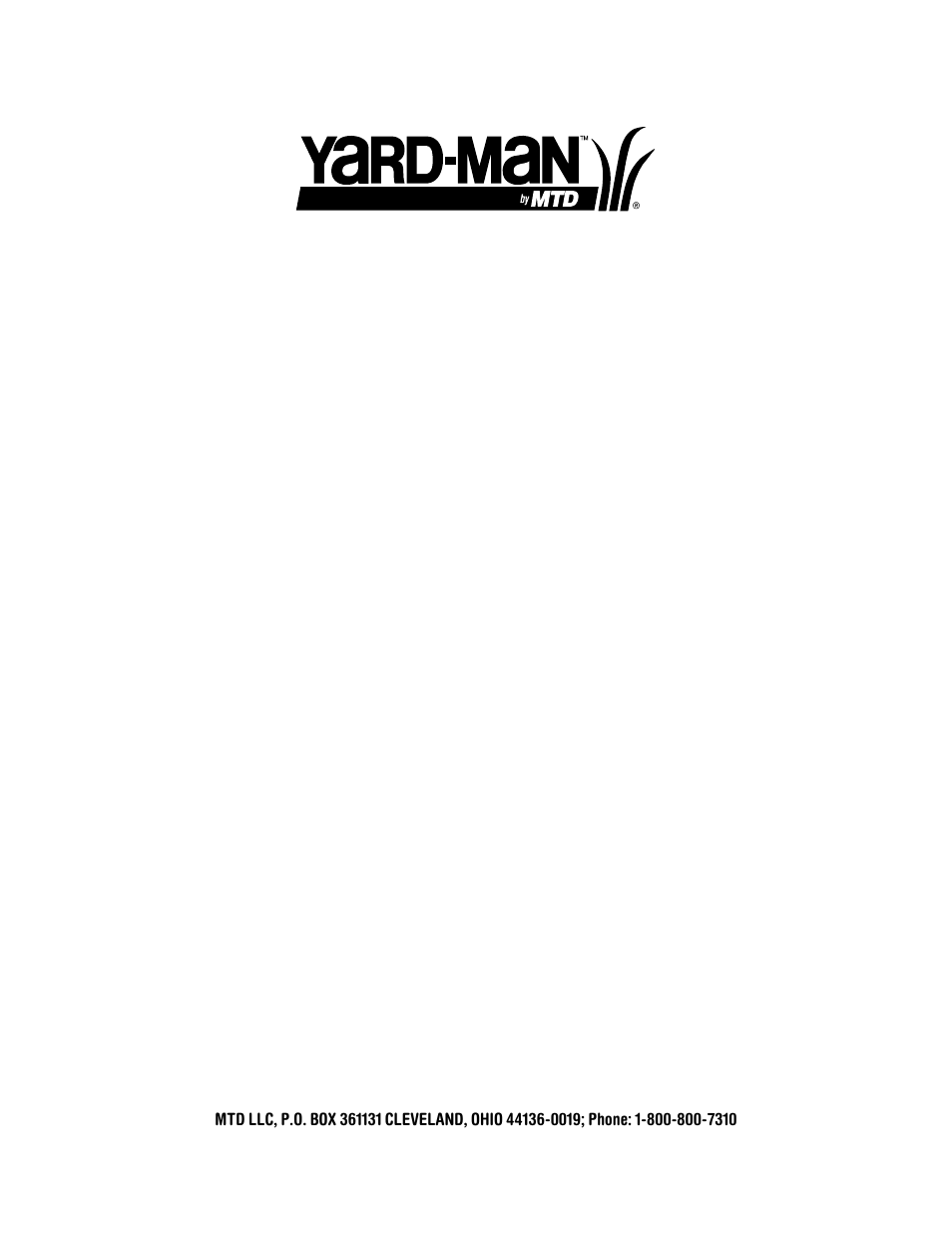 Manufacturer’s limited warranty for | Yard Machines E295 User Manual | Page 16 / 16