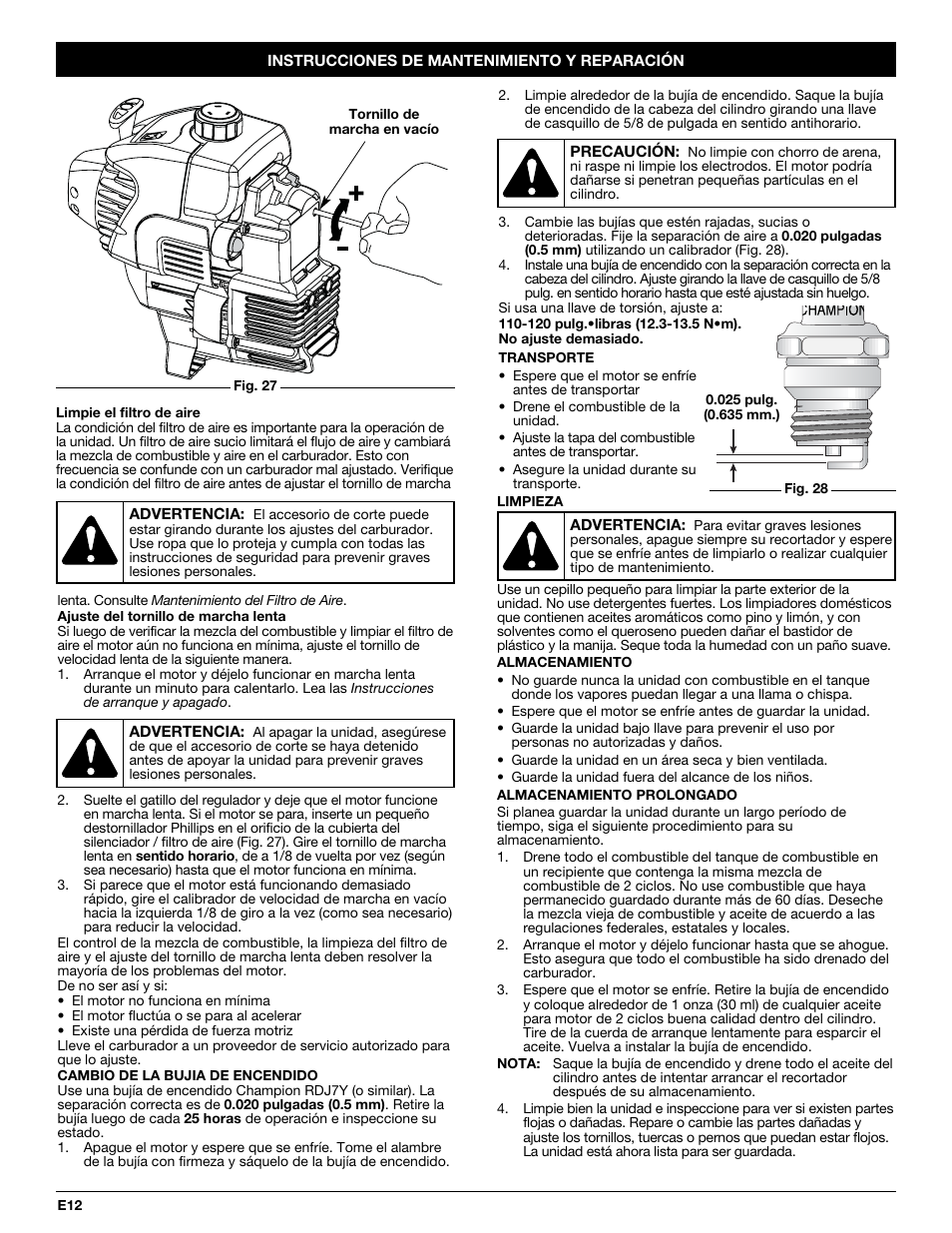 Yard Machines 3100M User Manual | Page 44 / 52