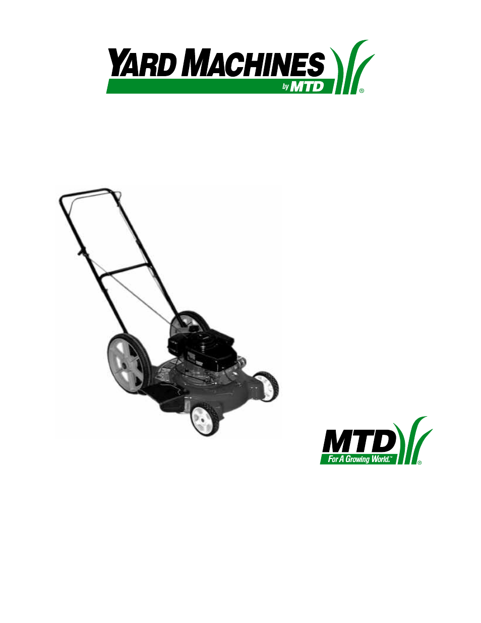 Yard Machines 570 User Manual | 24 pages