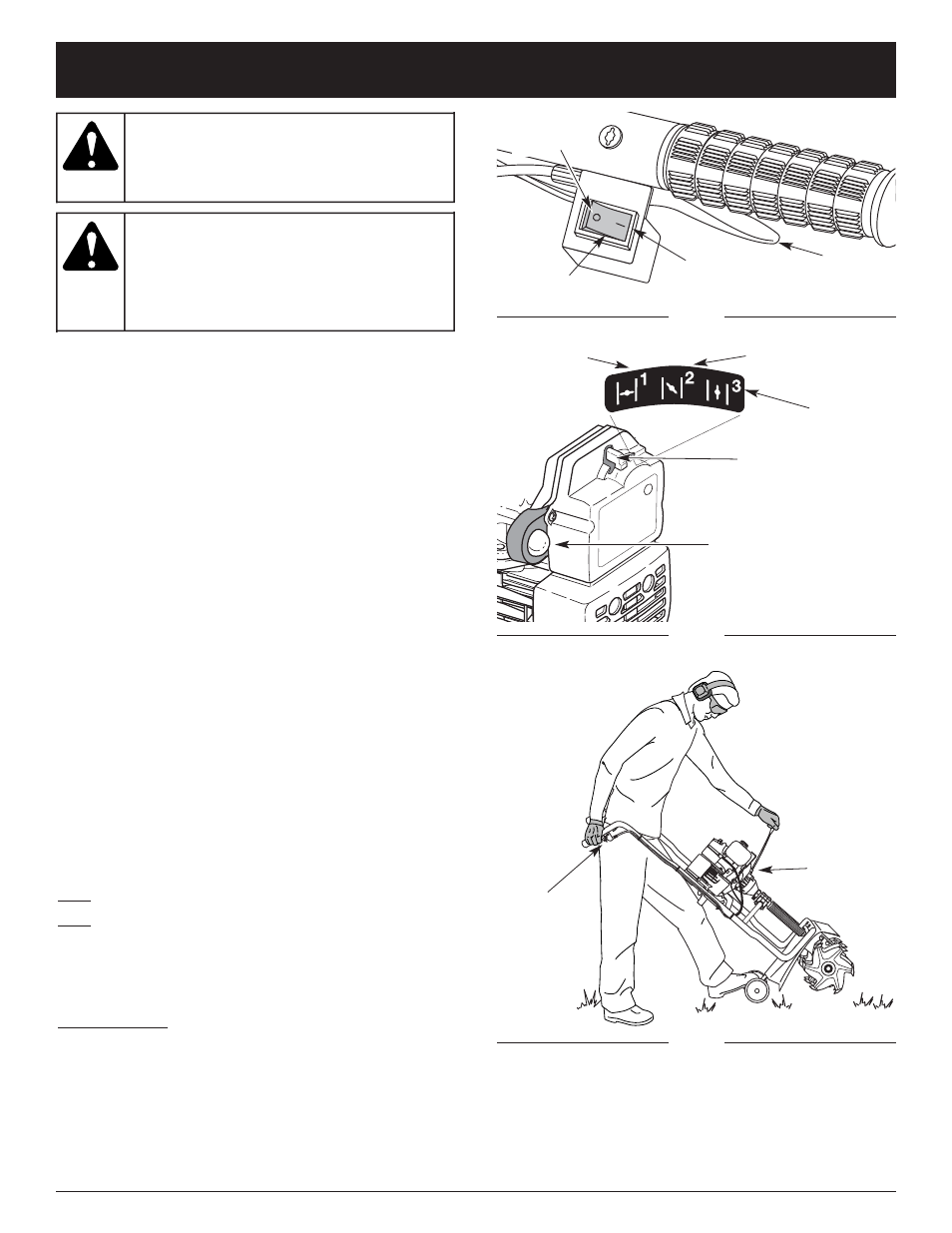 Avertissement, Instructions de démarrage et arrêt | Yard Machines 769-01401 User Manual | Page 29 / 64