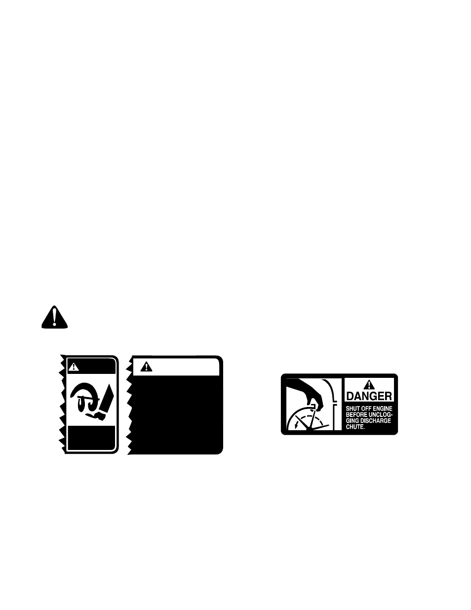 Maintenance and storage, Warning, Your responsibility | Danger | Yard Machines E645E User Manual | Page 4 / 28