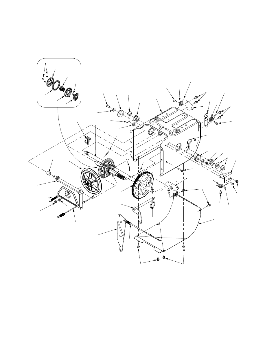 Frame assembly | Yard Machines E6C0F User Manual | Page 22 / 28