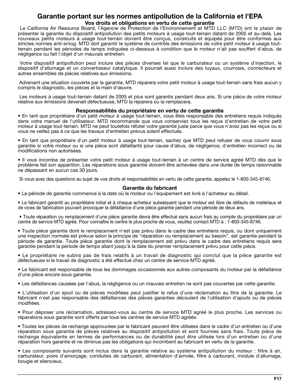 Yard Machines YM290 User Manual | Page 35 / 56