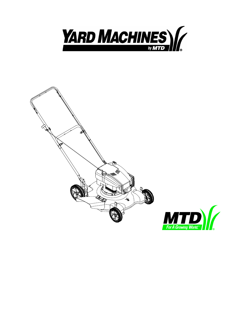 Yard Machines 086 User Manual | 16 pages