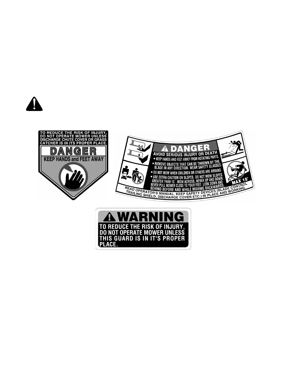 Warning - your responsibility | Yard Machines 086 User Manual | Page 5 / 16