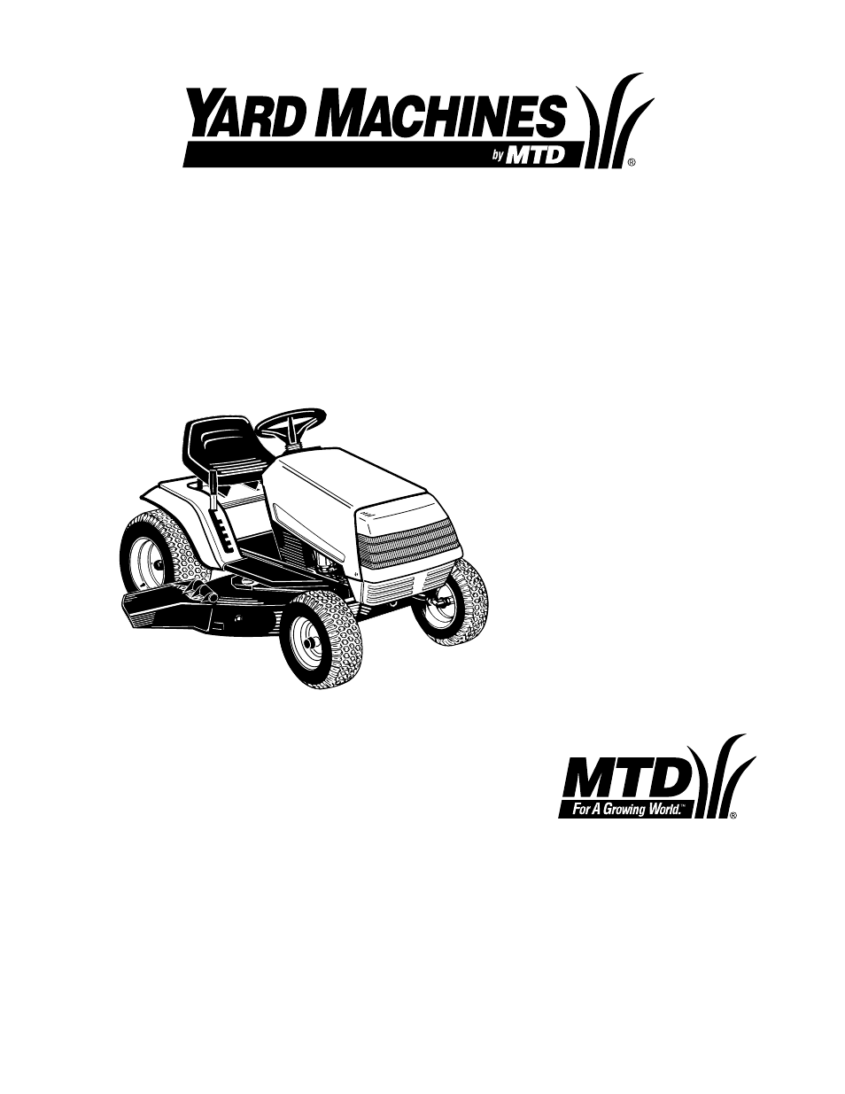 Yard Machines 400 User Manual | 24 pages