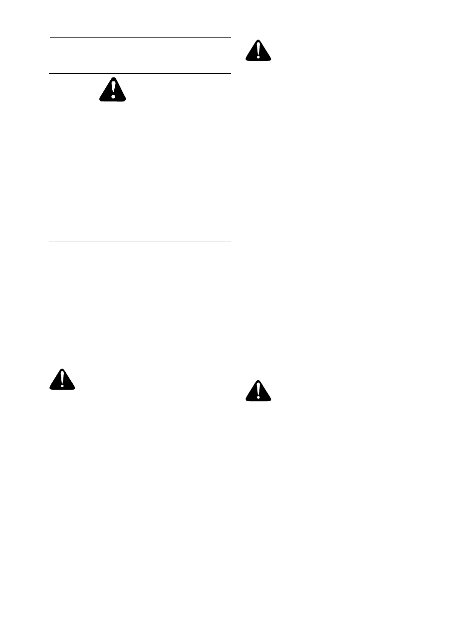 Warning | Yard Machines 400 User Manual | Page 13 / 24