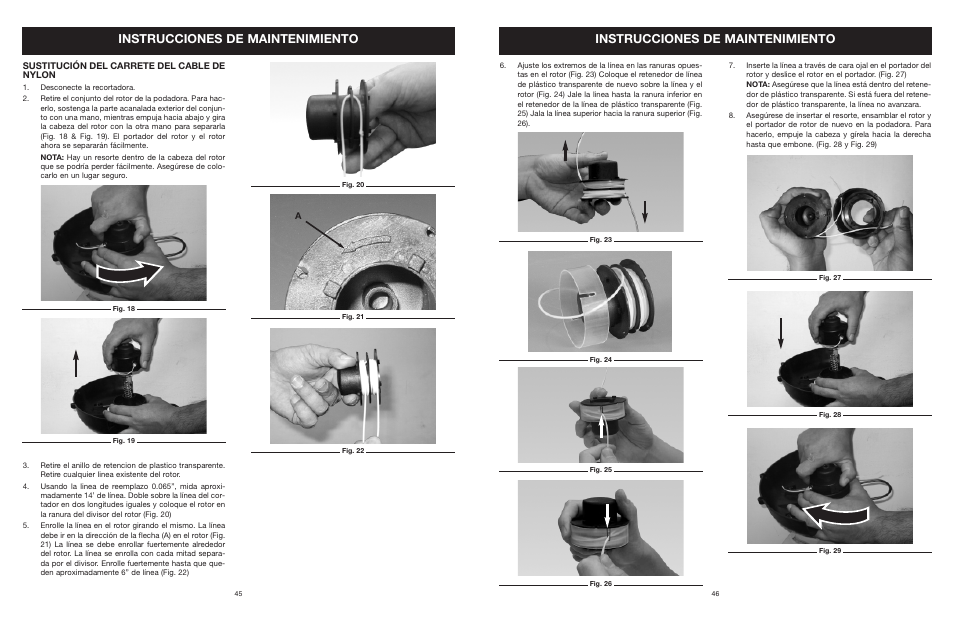 Instrucciones de maintenimiento | Yard Machines MTD27P User Manual | Page 47 / 52