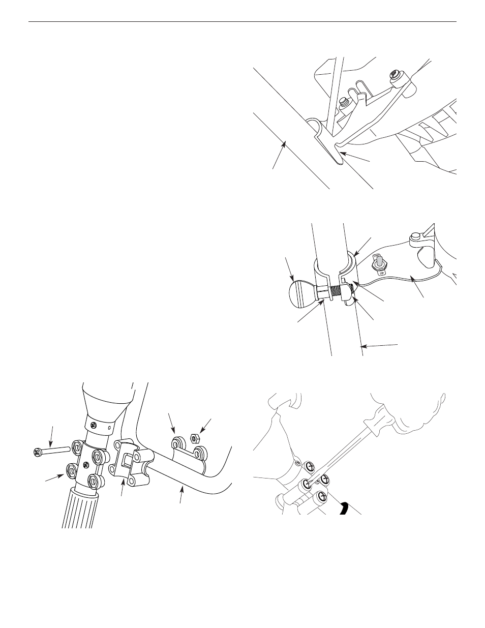 Installer le guidon | Yard Machines 2- Cycle Gas Cultivator User Manual | Page 30 / 68