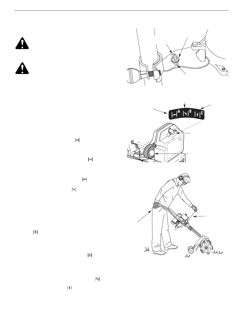 Instructions de démarrage, Instructions d'arrêt | Yard Machines 2- Cycle Gas Cultivator User Manual | Page 33 / 68