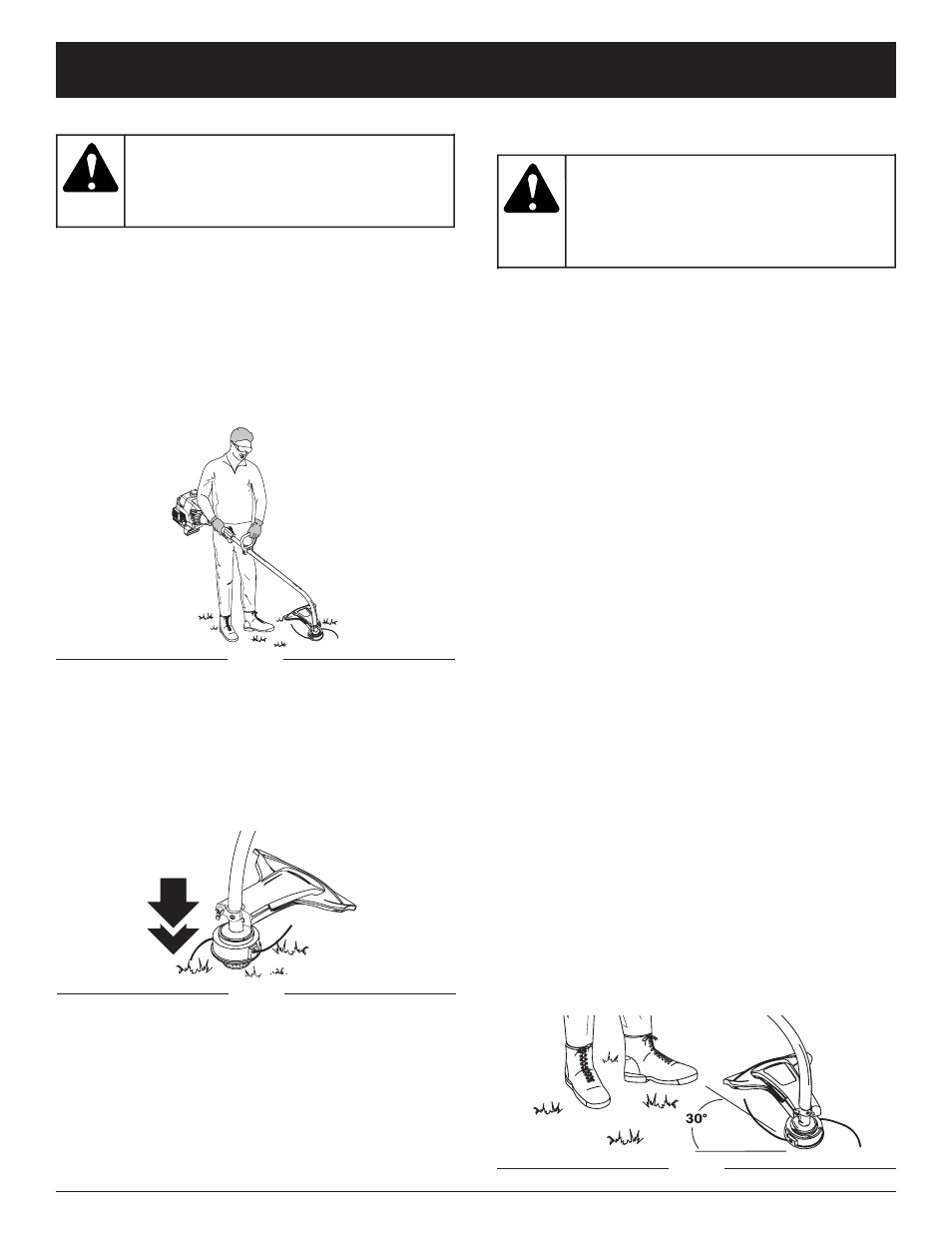 Avertissement, Mise en garde, Mode d'emploi | Yard Machines 2800M User Manual | Page 30 / 64