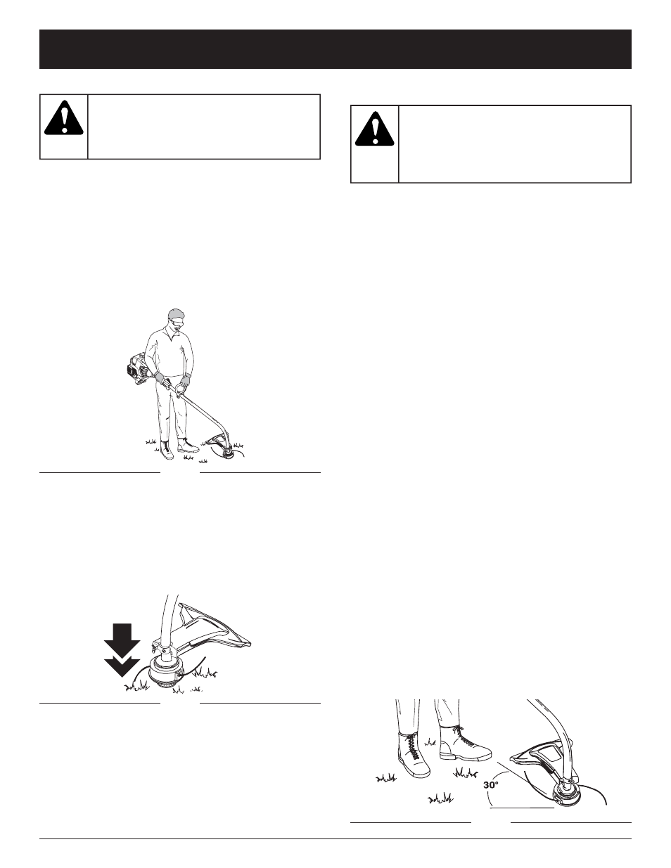 Precaucion, Advertencia, Instrucciones de operacion | Yard Machines 2800M User Manual | Page 50 / 64
