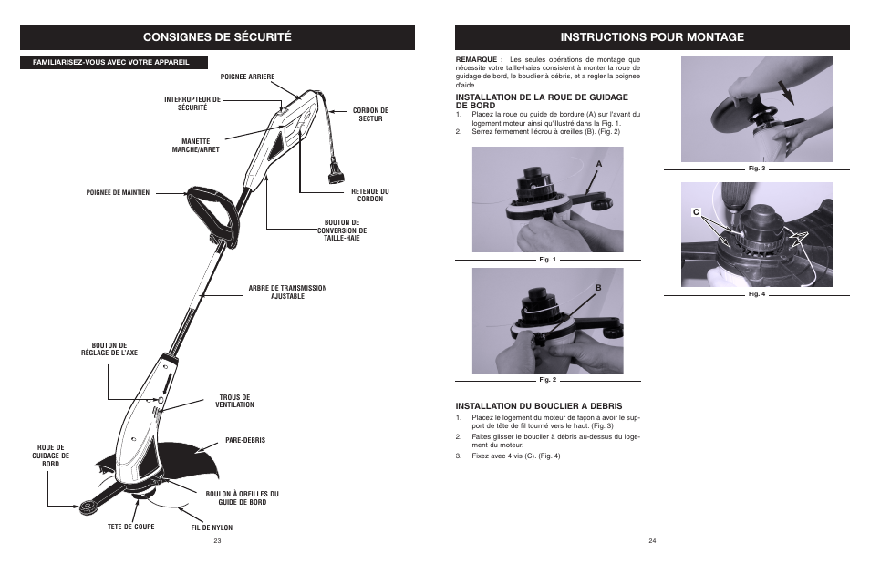 Consignes de sécurité, Instructions pour montage | Yard Machines MTDA13P User Manual | Page 25 / 52