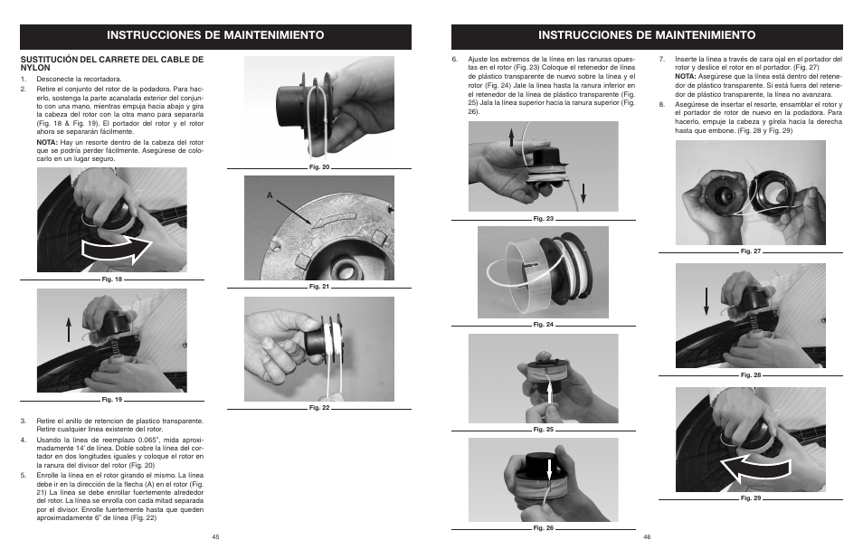 Instrucciones de maintenimiento | Yard Machines MTDA13P User Manual | Page 47 / 52