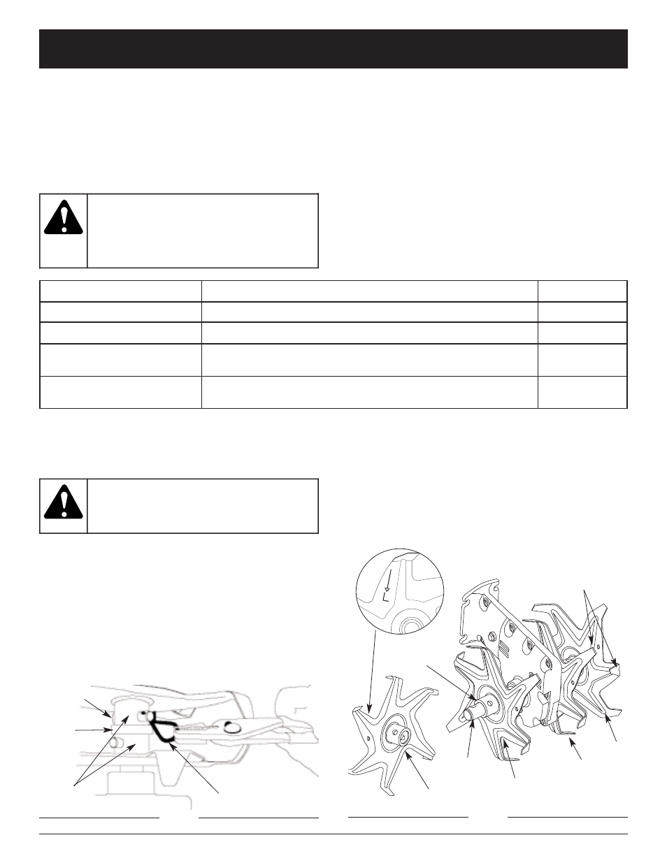 Warning, Maintenance and repair instructions | Yard Machines 769-00872A User Manual | Page 11 / 64