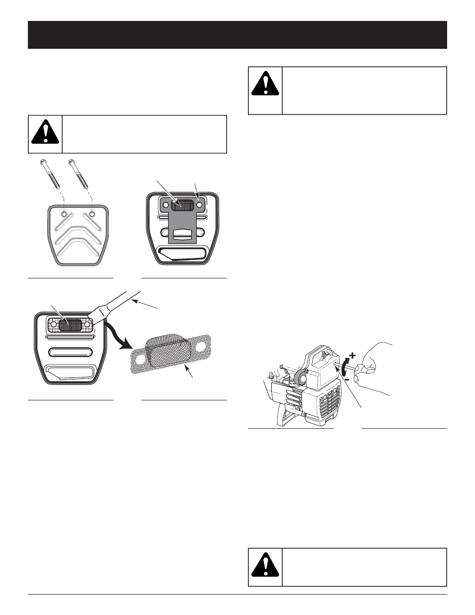 Warning, Caution, Maintenance and repair instructions | Yard Machines 769-00872A User Manual | Page 13 / 64