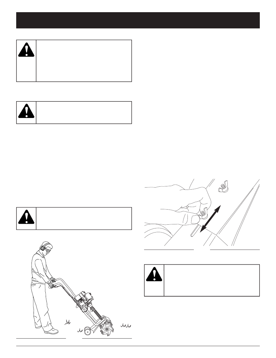 Advertencia, Instrucciones de operacion | Yard Machines 769-00872A User Manual | Page 50 / 64